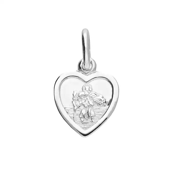 silver small St Christopher charm - Carathea jewellers