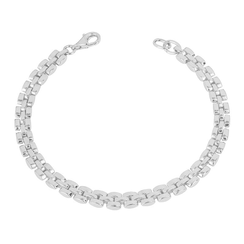 silver watch chain style bracelet | Carathea jewellers