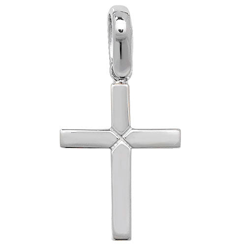 small silver cross pendant with engraved cross - Carathea & Jools