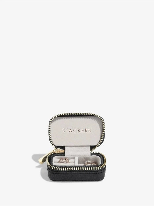 Stackers petite jewellery box in black - Carathea