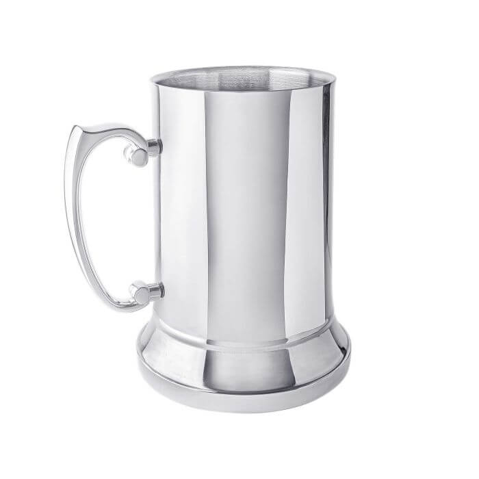 stainless steel tankard -Carathea jewellers