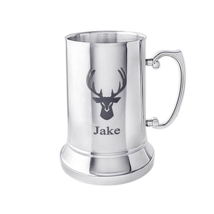 stainless steel tankard -Carathea jewellers