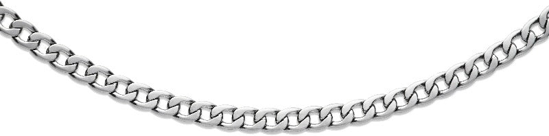 Men's Necklace in Matte Stainless Steel