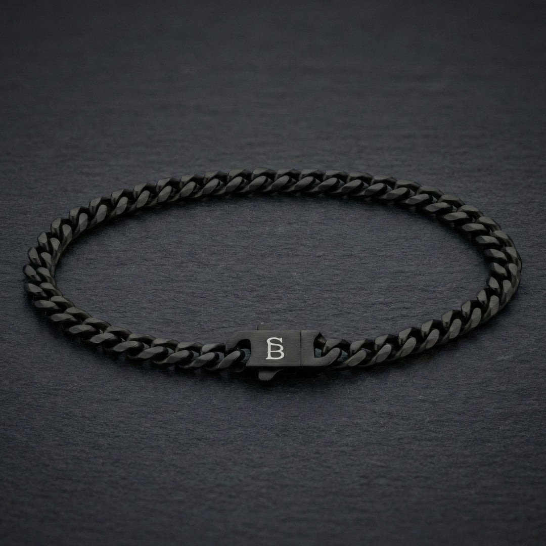 Steel & Barnett X- Black Edition Bracelet in Svelte Stephen