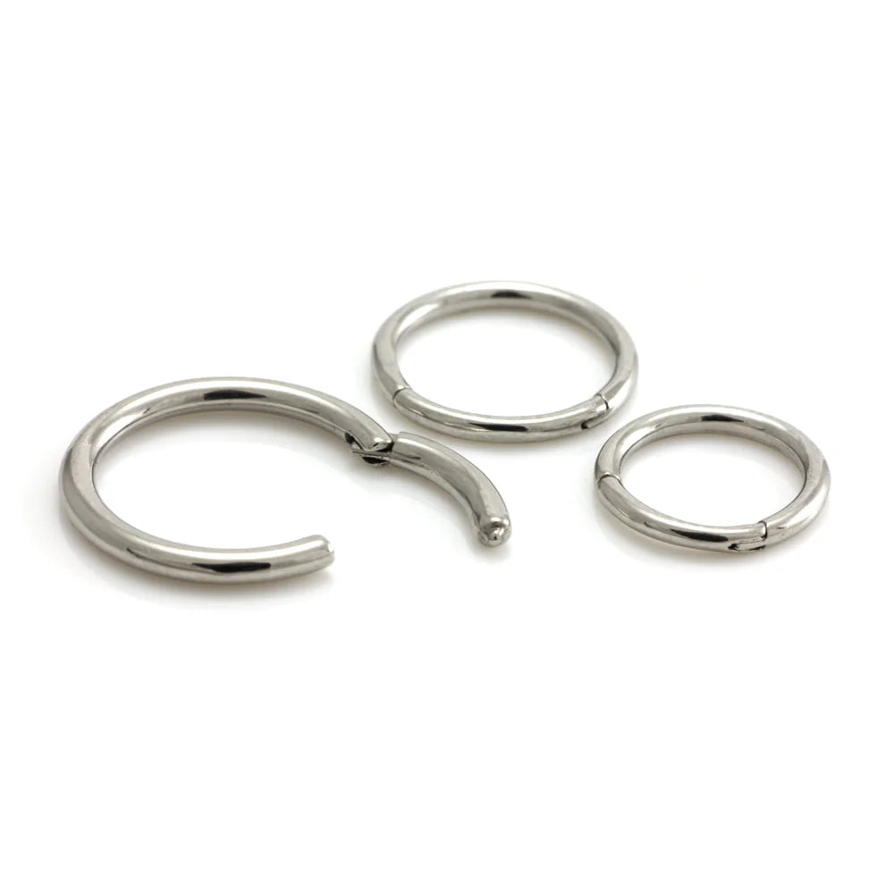 Steel hinge segment ring in various gauges - Carathea & Jools