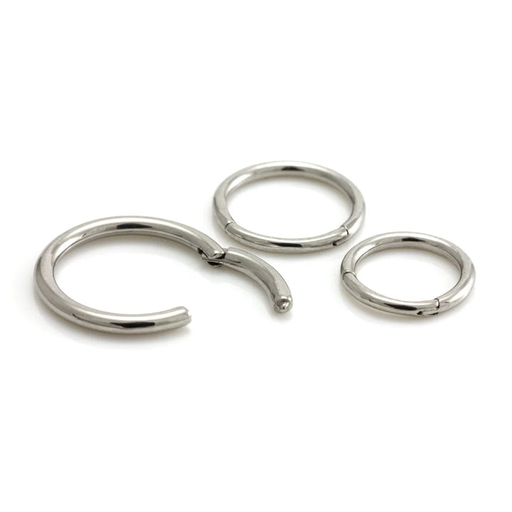 Steel hinge segment ring in various gauges - Carathea & Jools