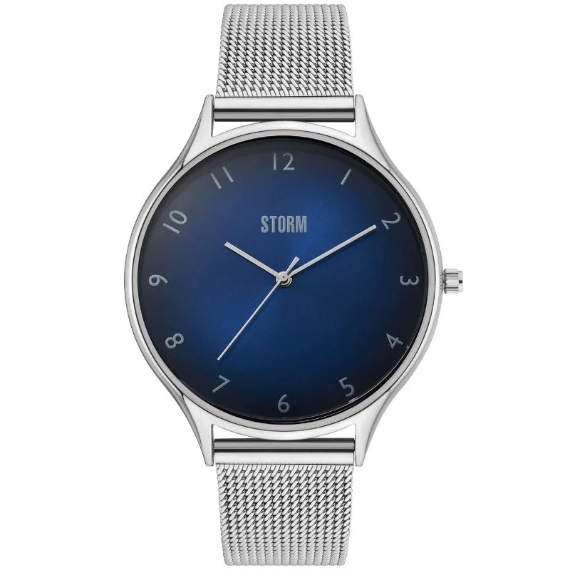 Storm men's watch blue dial mesh strap | Carathea jewellers