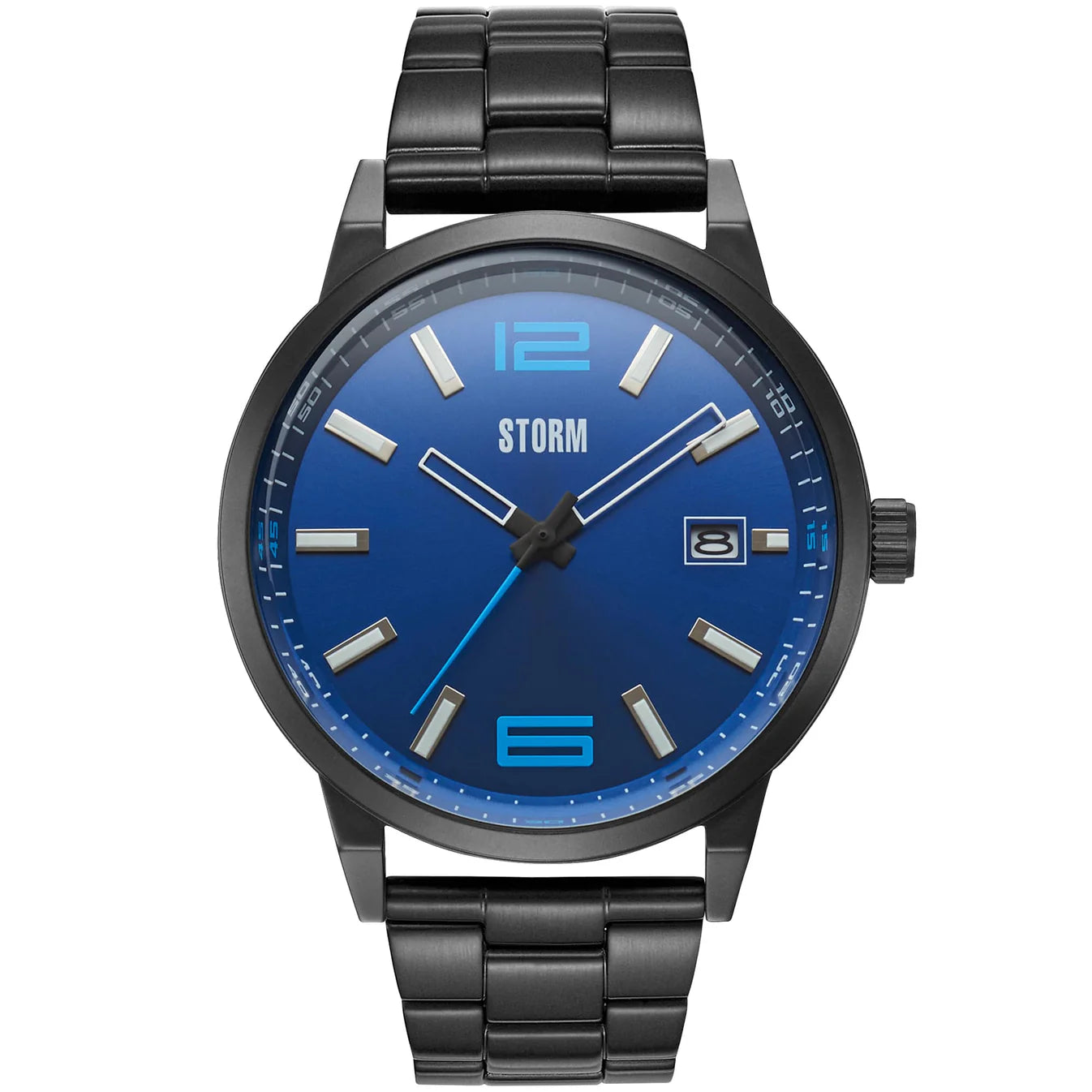 Storm Men's watch in black and blue - Carathea jewellers