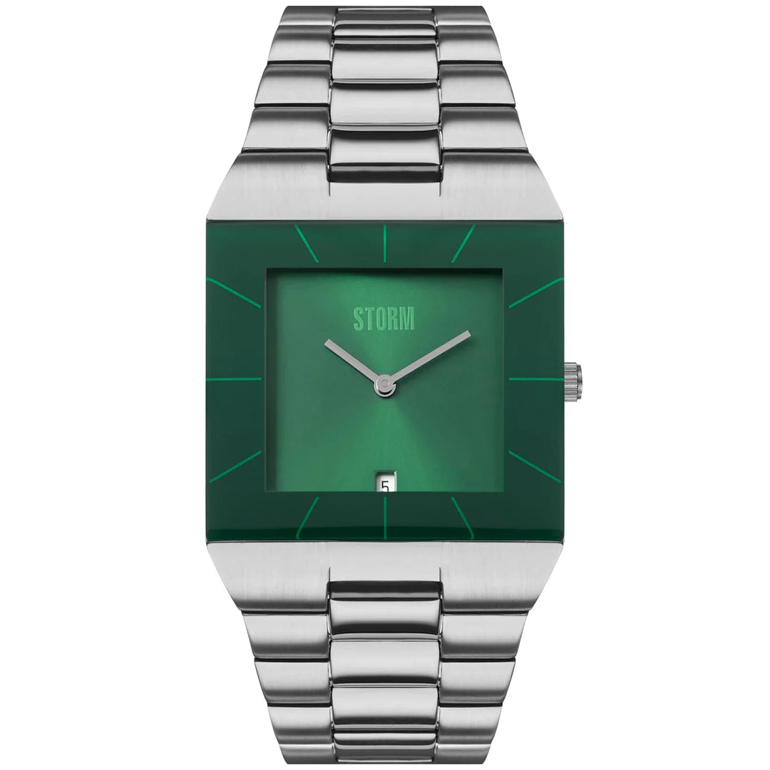 Men's Omari Grand with in green and silver - Carathea jewellers