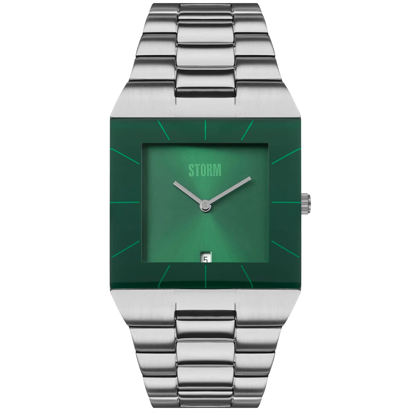 Men's Omari Grand with in green and silver - Carathea jewellers