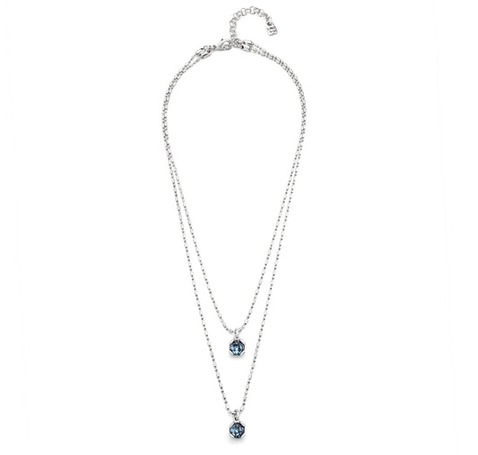 Uno de 50 Aura Blue Necklace