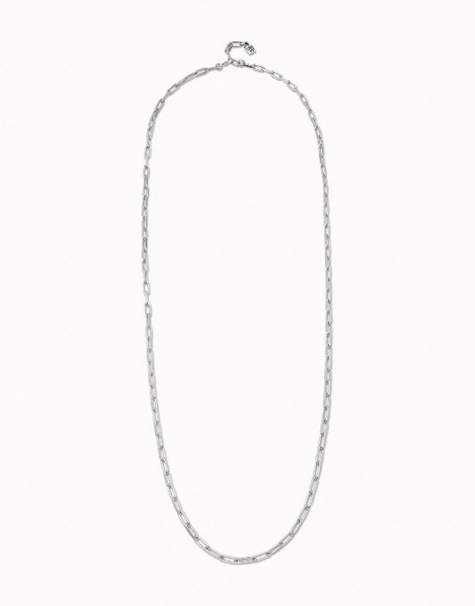 Uno de 50 long silver plated necklace - Carathea