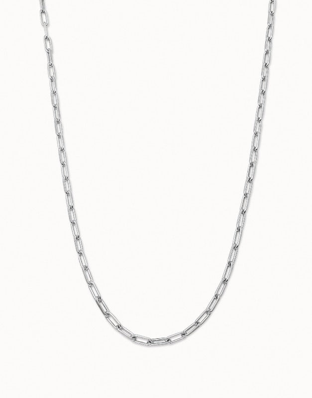 Uno de 50 long silver plated necklace - Carathea