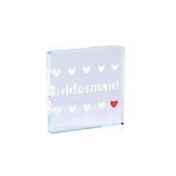 MT Bridesmaid Red Heart Giftware Spaceform