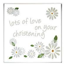LOTS LOVE CHRISTENING DAISIES Giftware Spaceform