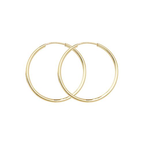 9ct Gold 22 mm Sleepers Jewellery Treasure House Limited