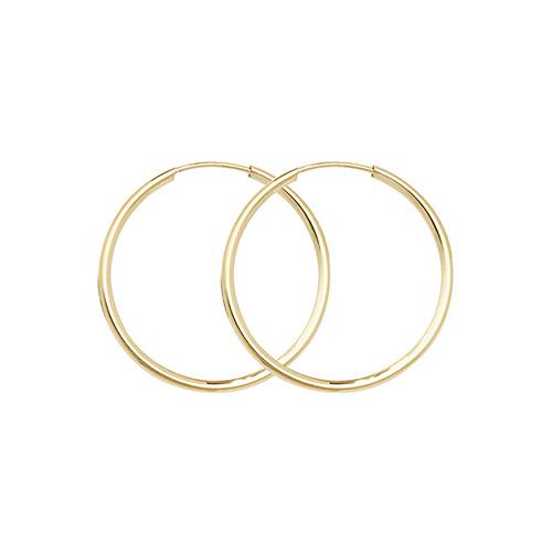 9ct Gold 22 mm Sleepers Jewellery Treasure House Limited 