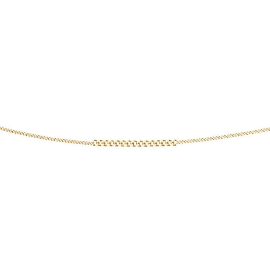 9ct Gold Curb Chain 18" Jewellery