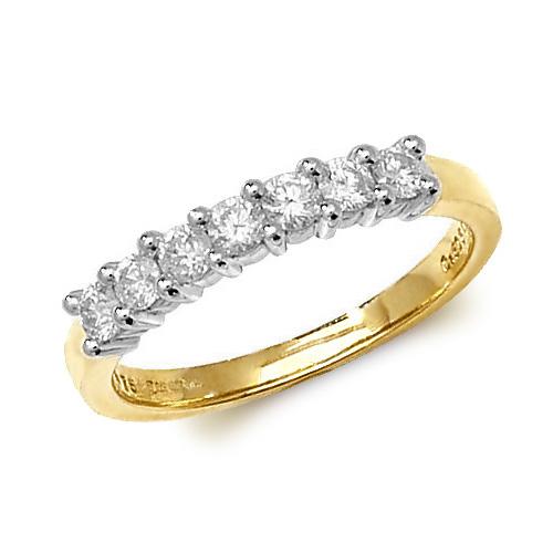 9ct Gold and Diamond Eternity Ring Jewellery Treasure House Limited J 