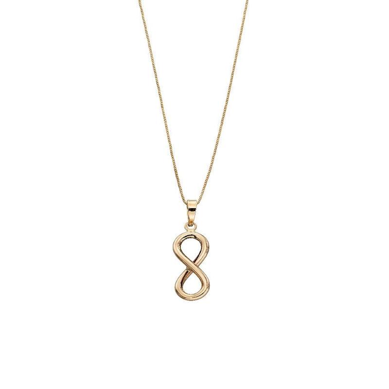 9ct Gold Infinity Pendant Jewellery - Carathea