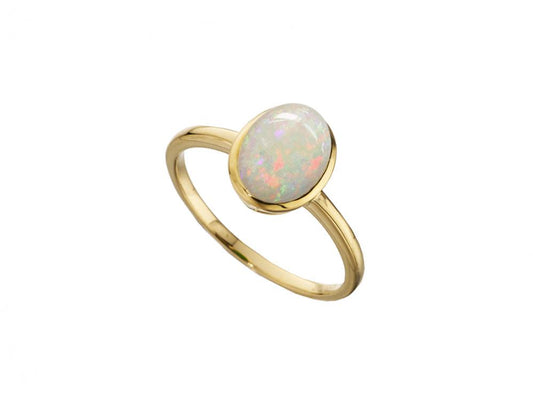 9ct Gold Opal Ring Jewellery AMORE 