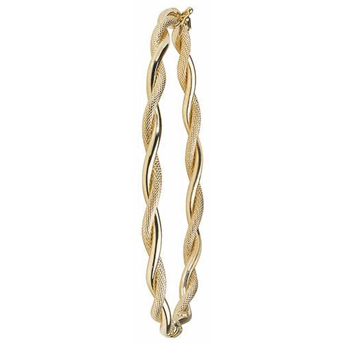 9ct Gold Twist Bangle Jewellery Carathea & Jools.