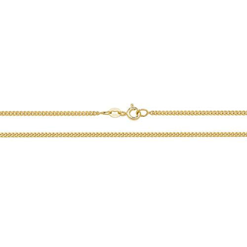 9ct Yellow Gold Close Curb Chain Jewellery Treasure House Limited