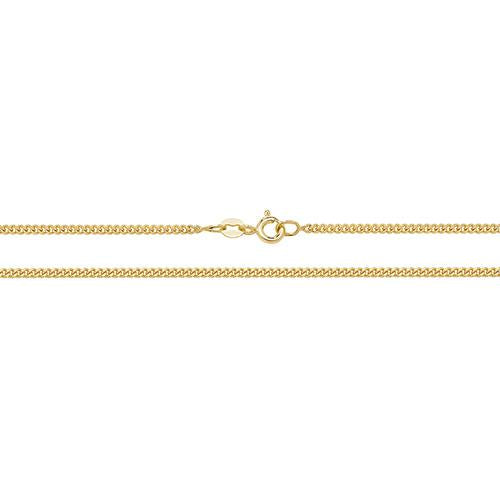 9ct Yellow Gold Close Curb Chain Jewellery Treasure House Limited 