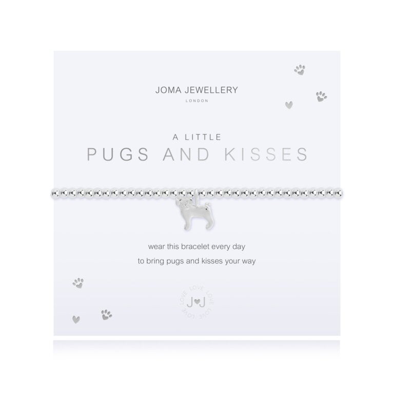 A Little Pugs and Kisses Bracelet "A Little" Bracelets JOMA JEWELLERY 