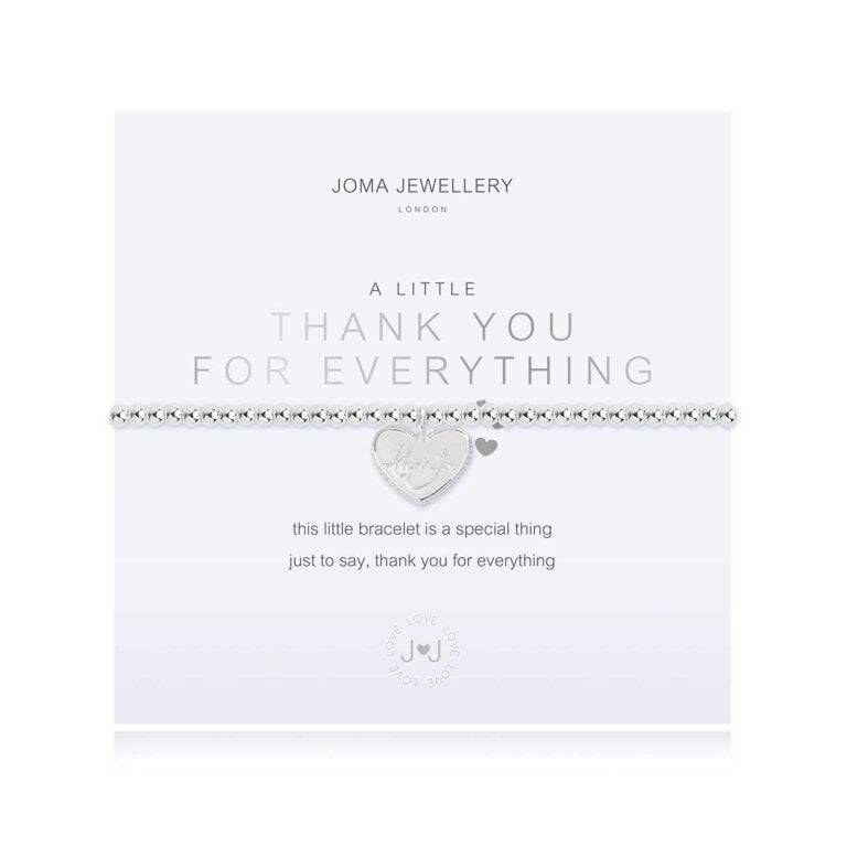 A Little "Thank you for Everything" Bracelet Bracelets JOMA JEWELLERY 