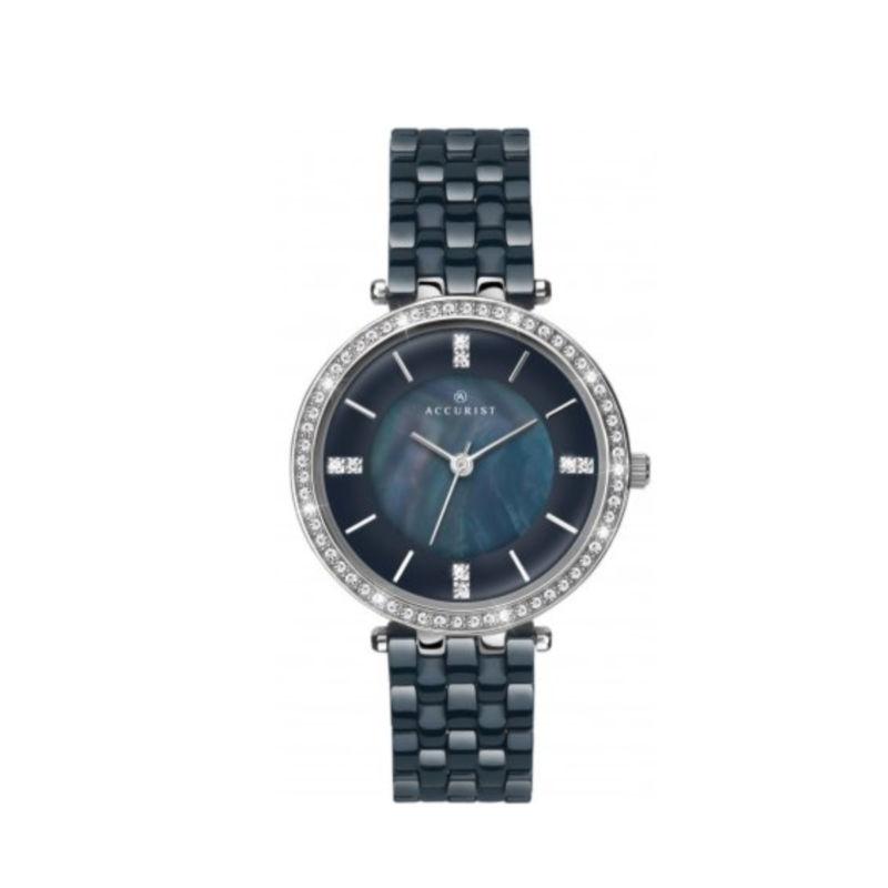 Accurist 8162 Ladies Ceramic Watch with Mother of Pearl Dial Watches ACCURIST 