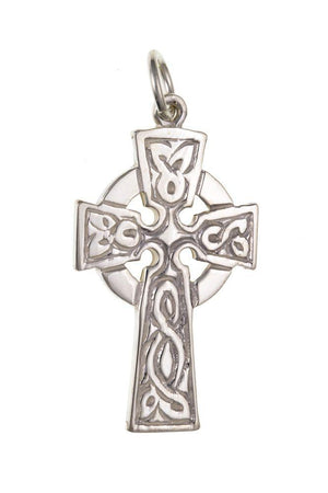 Ladies Silver Celtic Cross Pendant Necklaces & Pendants Ian Dunford 