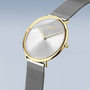 Ladies Two-Tone Bering Watch with Milanese Strap 15729-010 Watches Bering 