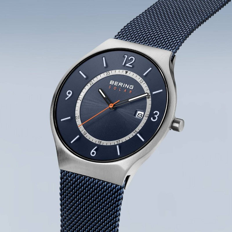 Bering Men's Blue Solar Watch 14441-307 Watches Bering 