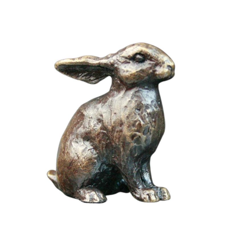 Bronze Bunny Sculpture Gifts Richard Cooper & Co 
