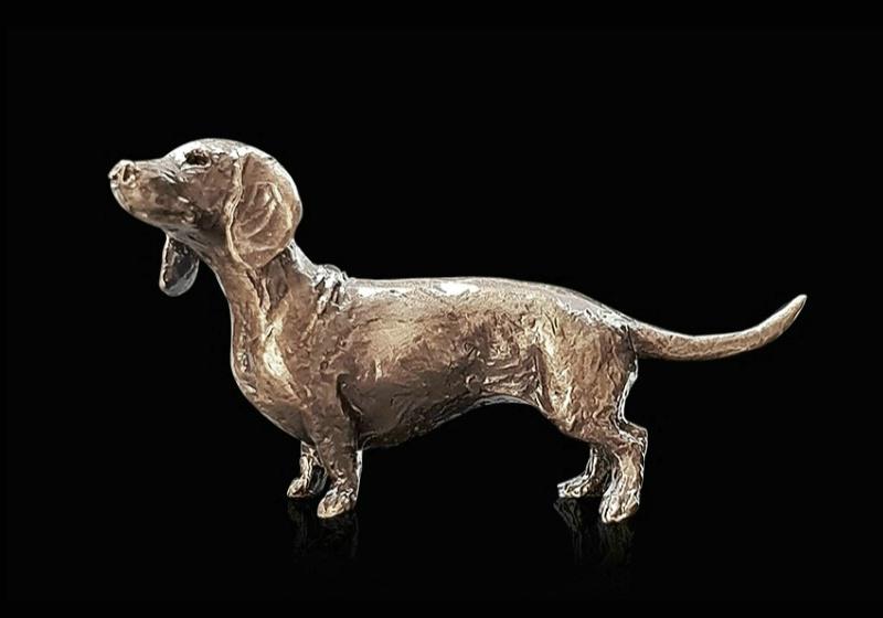 Bronze Dachshund Miniature Gifts Richard Cooper & Co