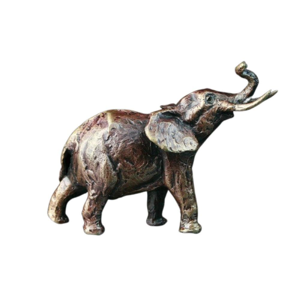 Bronze Elephant Miniature Sculpture Giftware Richard Cooper & Co