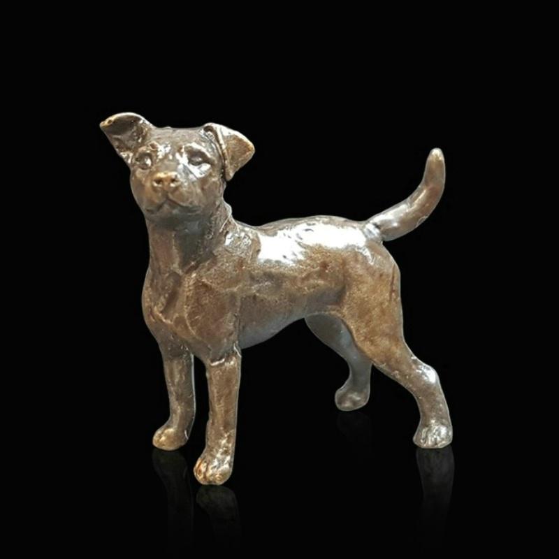 Solid Bronze Jack Russell Sculpture Giftware Richard Cooper & Co 