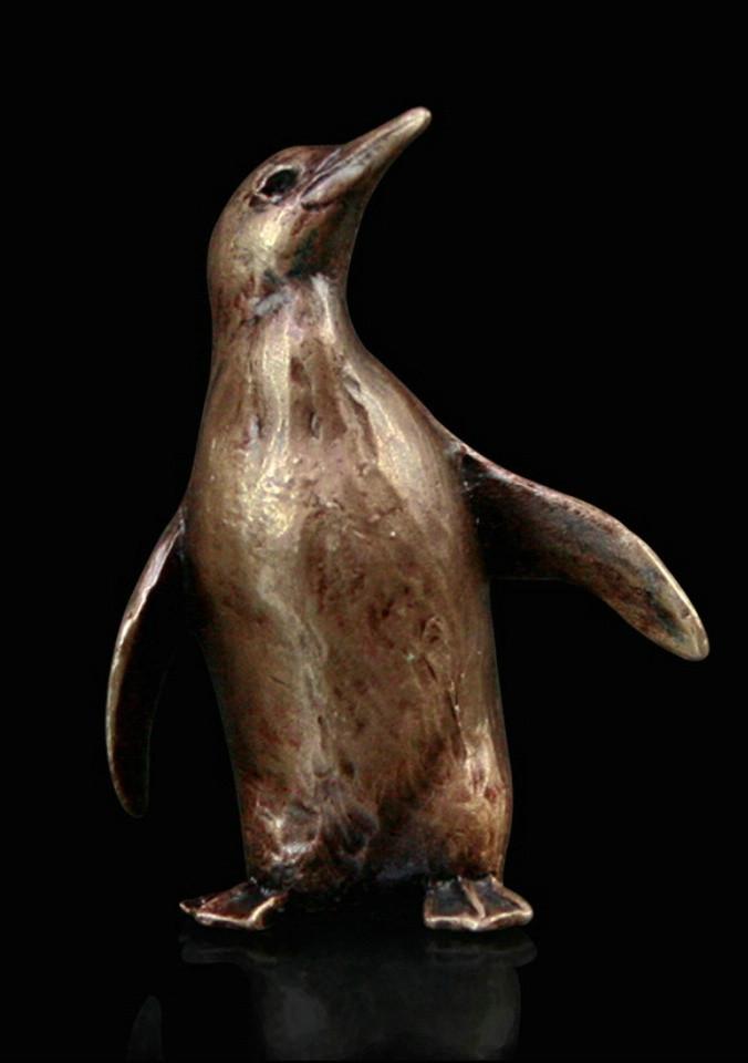Butler and Peach 2058 Bronze Penguin Sculpture Gifts Carathea jewellers