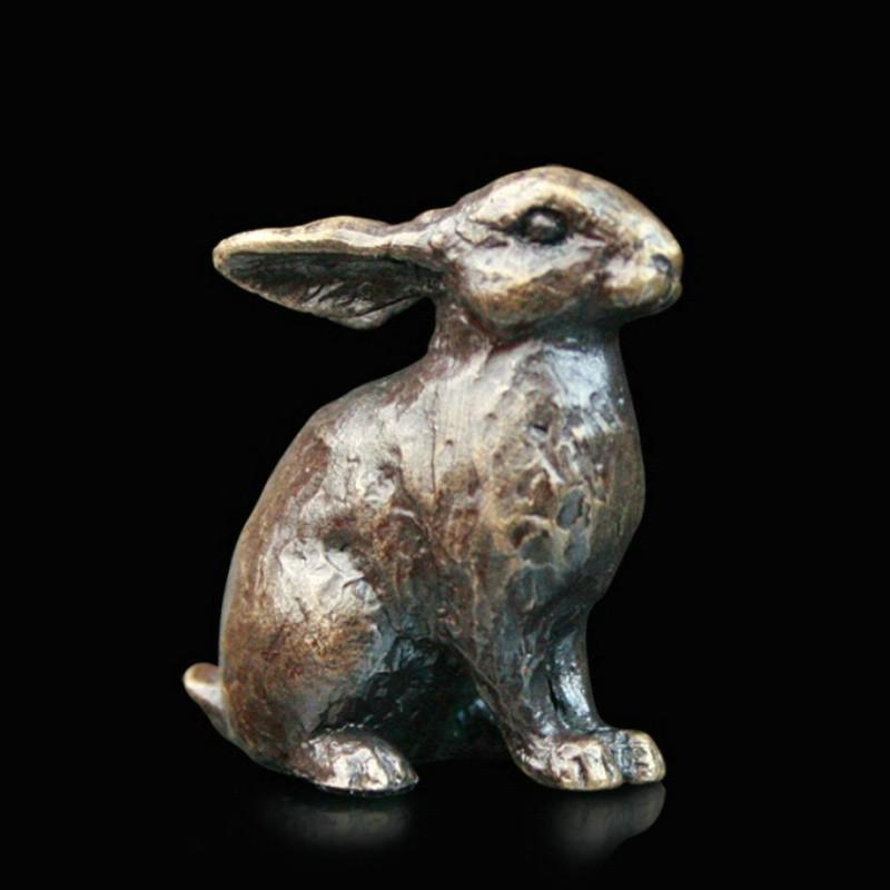 Bronze Bunny Sculpture Gifts JoolsJewellery.co.uk