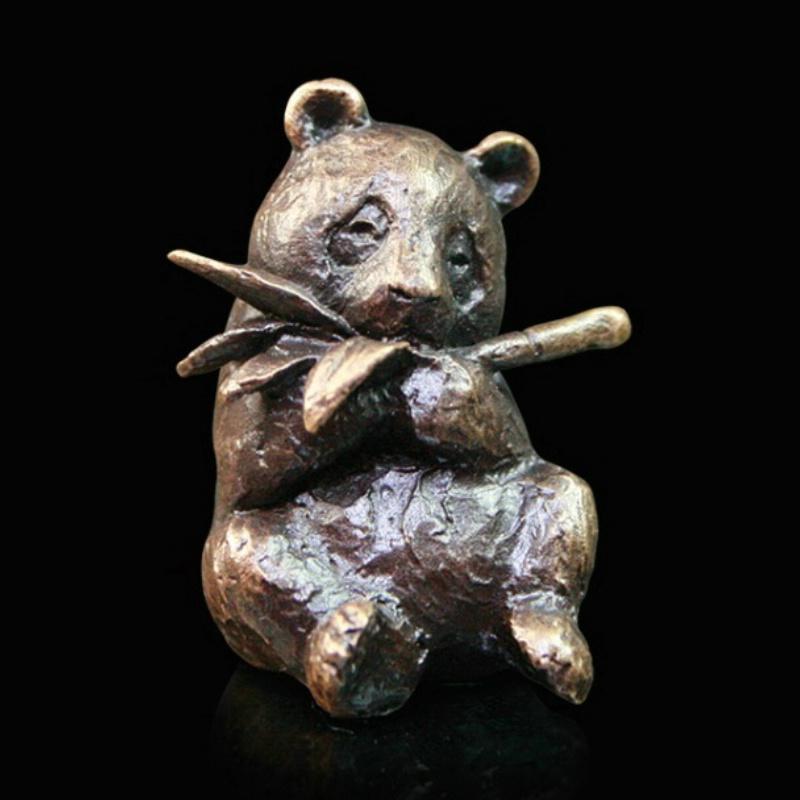 Butler and Peach 2062 Bronze Panda Sculpture Gifts JoolsJewellery.co.uk 
