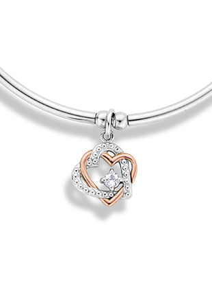 Clogau Silver 'Always in my Heart' Affinity Bracelet with White Topaz 3SAFF0361 Bracelets Carathea