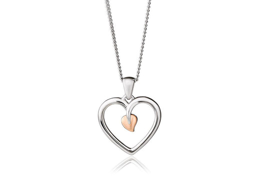 Clogau Gold Tree of Life Heart Pendant 3STLHP7 Jewellery CLOGAU GOLD 