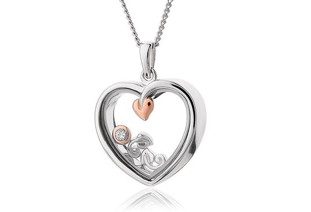 Clogau Heart Inner Charm Pendant 3SICLP14 Necklaces & Pendants CLOGAU GOLD