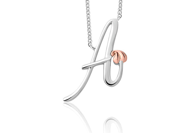 Clogau Gold Tree of Life Initial A Necklace 3SITOLP01 Necklaces & Pendants CLOGAU GOLD 