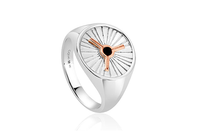 Clogau Yr Wydffa Summit Signet Ring 3SYWD0130 Men's Rings Carathea