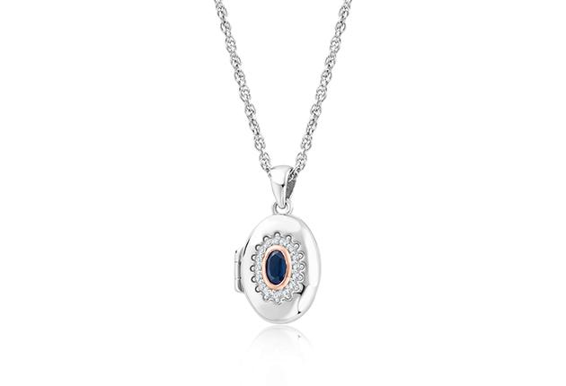 Clogau Princess Diana Sapphire Locket Pendant 3SLDD0072 Carathea