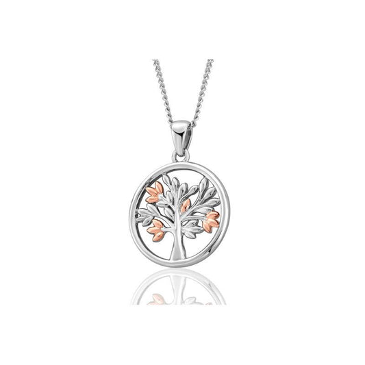 Clogau Gold Tree of Life Circle Pendant 3SNTLCP Jewellery CLOGAU GOLD 