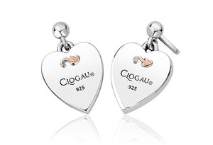 Clogau Tree of Life Insignia Heart Drop Earrings 3SCSHLE Earrings CLOGAU GOLD 