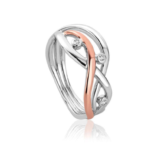 Clogau Welsh Gold Swallow Falls Ring 3SCTWIR Jewellery CLOGAU GOLD J 